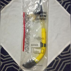 SCUBAPRO Phoenix Flex Dry Snorkel Yellow Professional Scuba Diving Gear NIB 🤿✨
